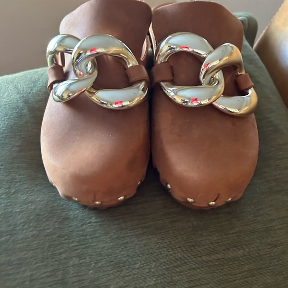 Charles David Siena Leather Clogs shoes 38 - Picture 11 of 15